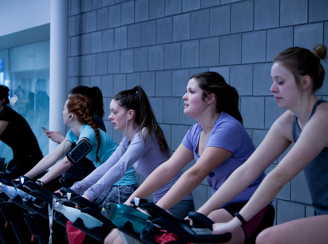 Watt Hour class in The Velodrome at IRONHAUS